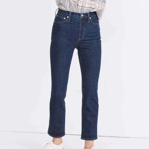 Madewell Denim - Madewell Slim Demi-Boot Jeans in Midwick Wash Size 31 Dark Blue Bootcut Jean